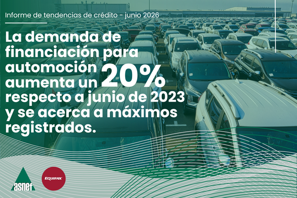 La financiación para automoción mantiene su impulso con un crecimiento cercano al 20 %